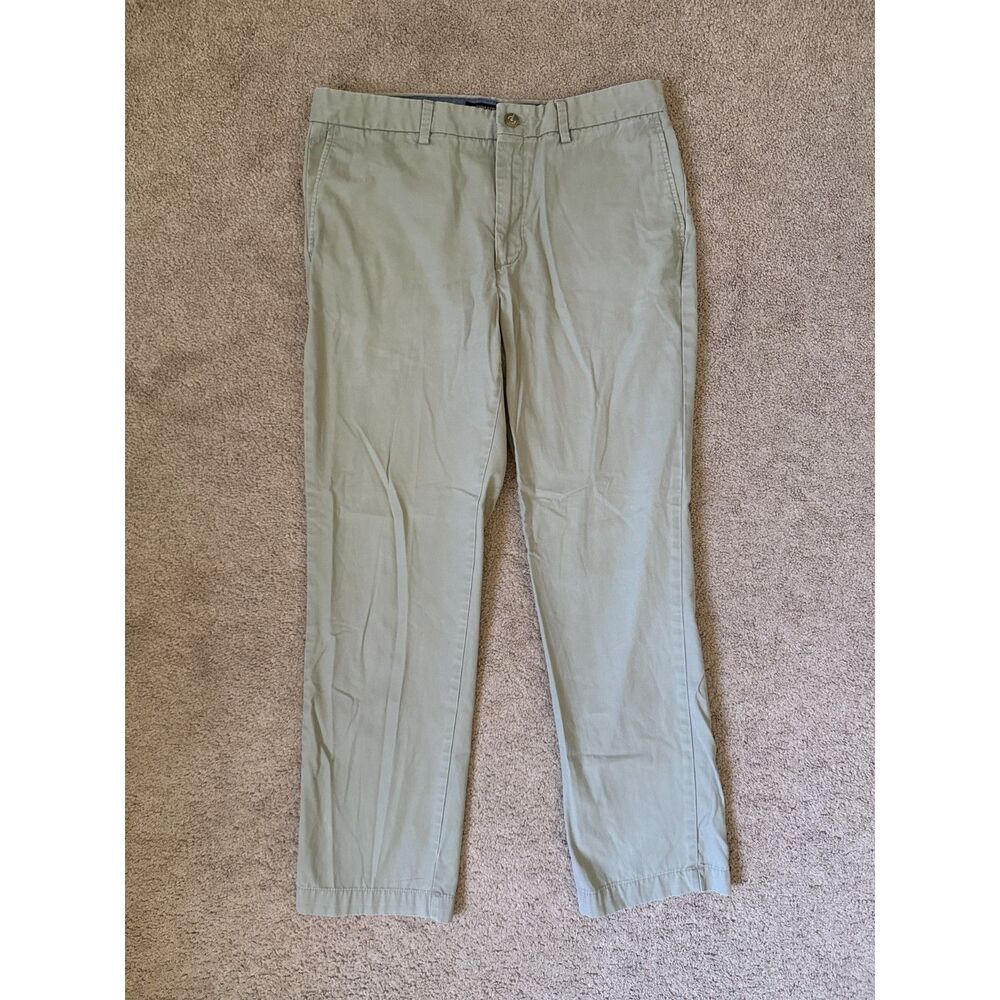 Banana Republic Emerson Men’s Chino Pants 34x32 Khaki 100% Cotton